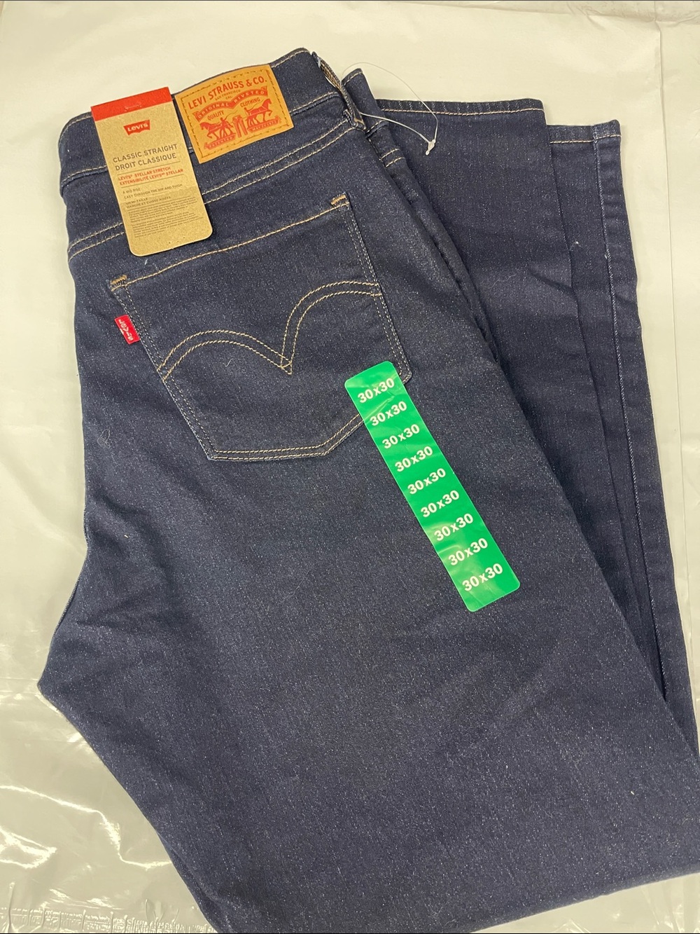 Levi's Women's Straight Leg Jeans in Dark Indigo